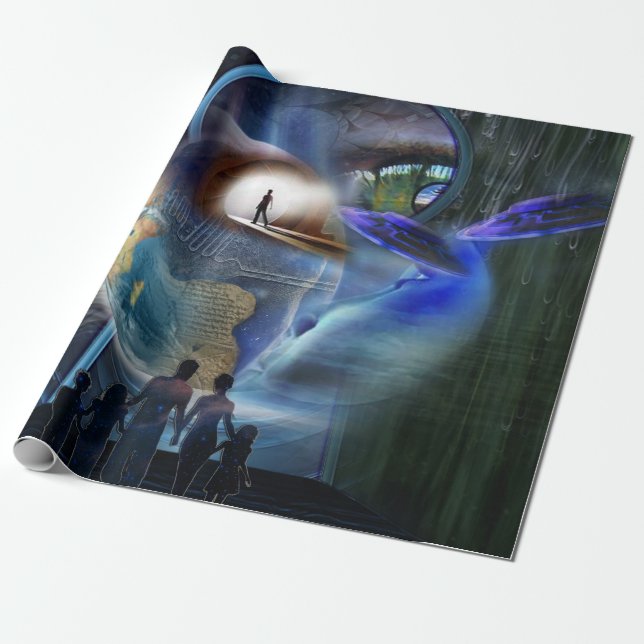 Reality Shifters book illustrations Wrapping Paper (Unrolled)