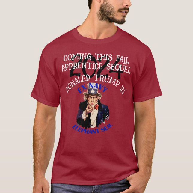 REALITY TV TRUMP IN EX NAVY ELEPHANT SEAL T-Shirt (Front)