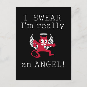 Really an Angel postcard, customise Postcard