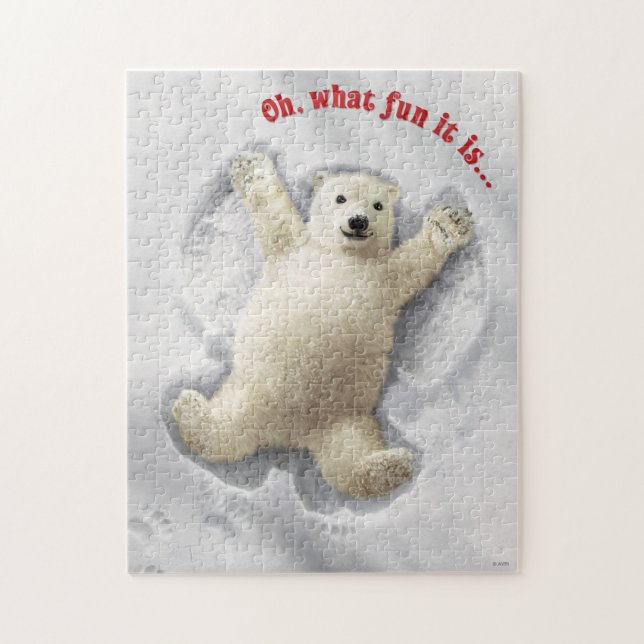 Really Big Snow Angel Jigsaw Puzzle (Vertical)