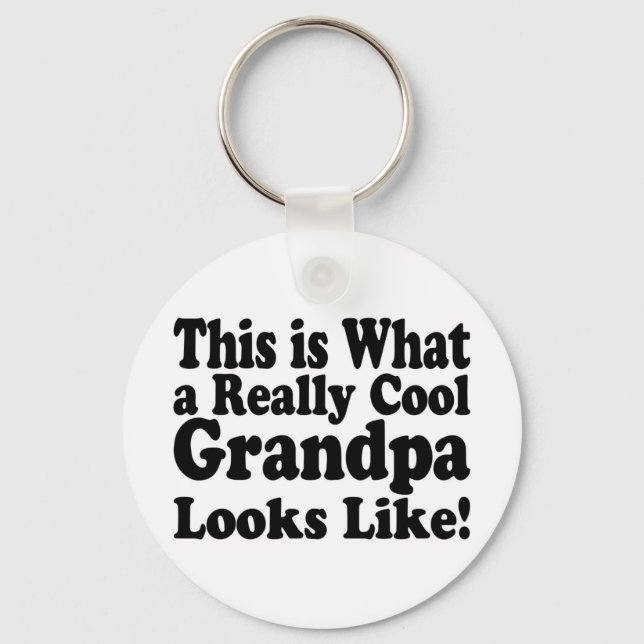 Really Cool Grandpa Key Ring (Front)
