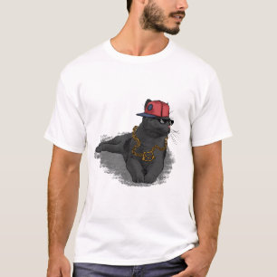Really Cool Neighbourhood Black Cat T-Shirt