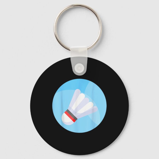 Really Like Badminton Shuttle Birdie 0  Key Ring (Front)
