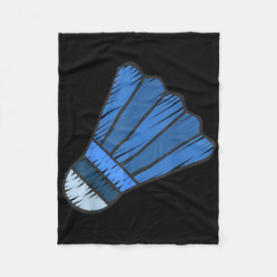 Really Like Badminton Shuttle Birdie 1 Fleece Blanket