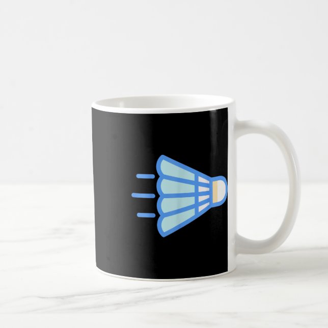 Really Like Badminton Shuttle Birdie 4  Coffee Mug (Right)