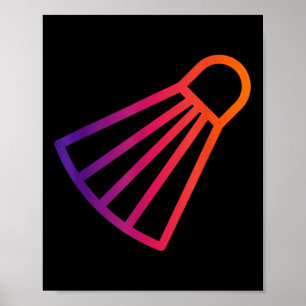 Really Like Badminton Shuttle Birdie 6  Poster