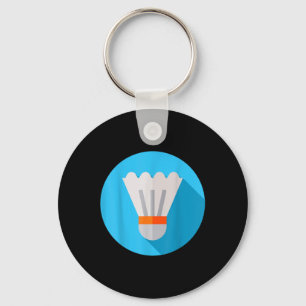 Really Like Badminton Shuttle Birdie 8 Key Ring