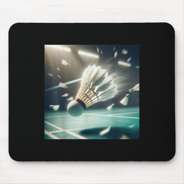 Really Like Badminton Shuttle Birdie  Mouse Pad (Front)