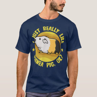 Really Like Guinea Pigs Cavy Cute Rodent  T-Shirt