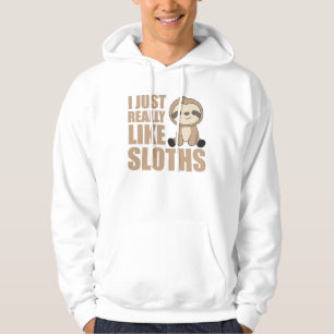 Really Like Sloth's Sloth Cute Animals For Kids Hoodie