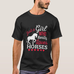 Really Loves Horses T-Shirt