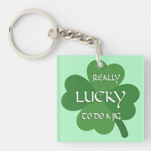 Really Lucky To Do a Jig Key Ring
