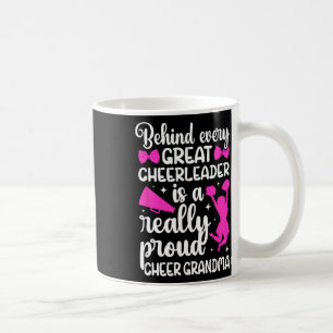 Really Proud Cheer Grandma Of A Cheerleader Grandm Coffee Mug
