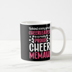 Really Proud Cheer Memaw Of A Cheerleader Memaw Gr Coffee Mug