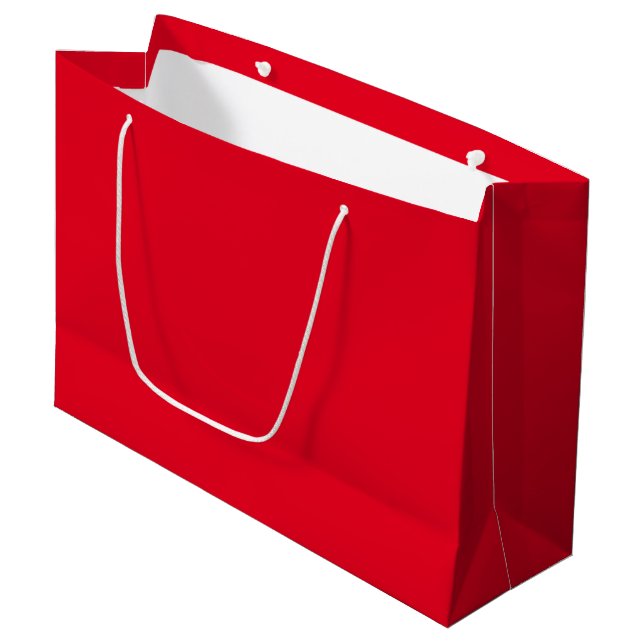 Really Red  Large Gift Bag (Front Angled)