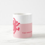 Really Red Rabbit Mug<br><div class="desc">A delightfully cute rabbit to grab your morning coffee in. This mug is one of a series of rabbit mugs available in different colours. Personalise it with your name, a message, or be a minimalist and delete the text all-together.</div>