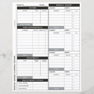 Really Simple Budget, Expense & Investment Tracker