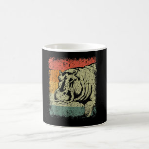Really Vintage Hippopotamus Hippo Hippo Lover Coffee Mug