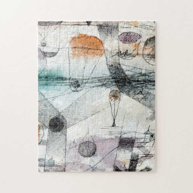 Realm of Air Paul Klee Abstract Expressionist Jigsaw Puzzle (Vertical)