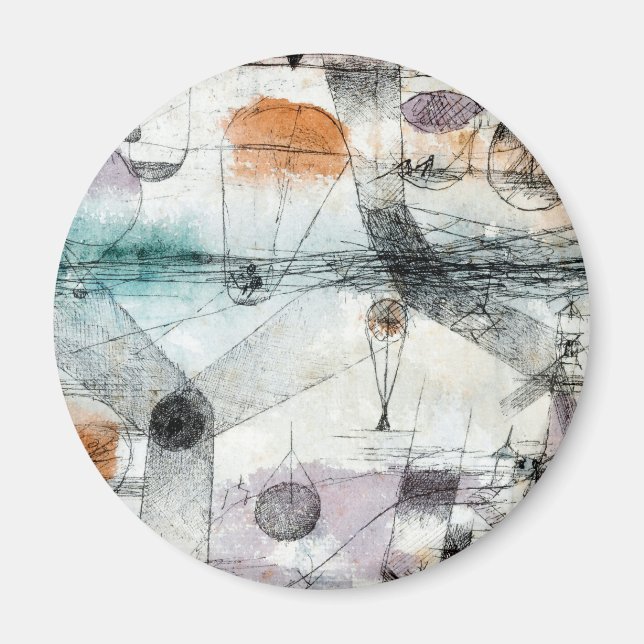 Realm of Air Paul Klee Abstract Expressionist Magnet (Front)