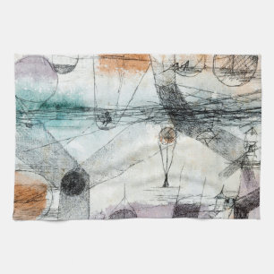 Realm of Air Paul Klee Abstract Expressionist Tea Towel