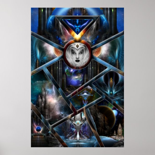 Realm Of Fractal Fantasies Matrix Archival Poster (Front)