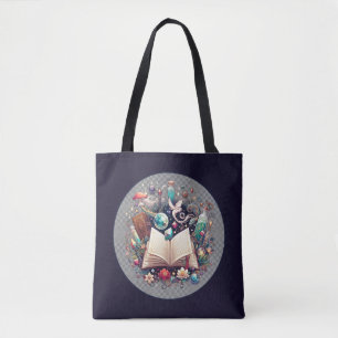 Realm of Imagination: Fantasy Books Tote Bag