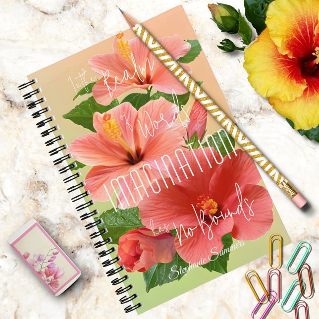 Realm of Word Imagination Inspiration Floral Adult Notebook (Creator Uploaded)