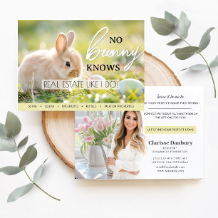 Realtor Agent Spring Real Estate Easter Postcard