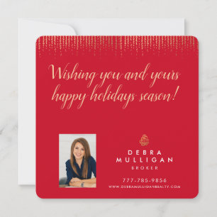Realtor Broker Holidays Christmas Postcard