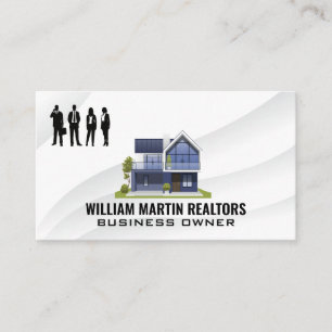 Realtor   Business People   Modern Home Business Card