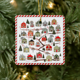 Realtor Christmas Holiday Gift Ceramic Ornament