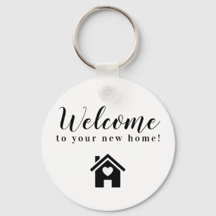 Realtor Closing Gift Welcome to your New Home  Key Ring