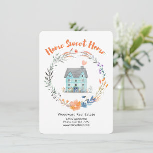 Realtor Congratulations to New Homeowner  Thank You Card