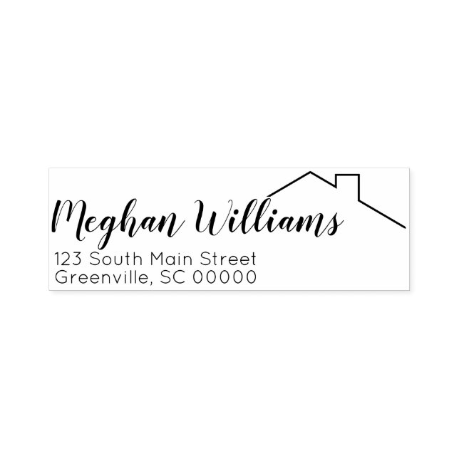 Realtor Custom Address Stamp (Design)