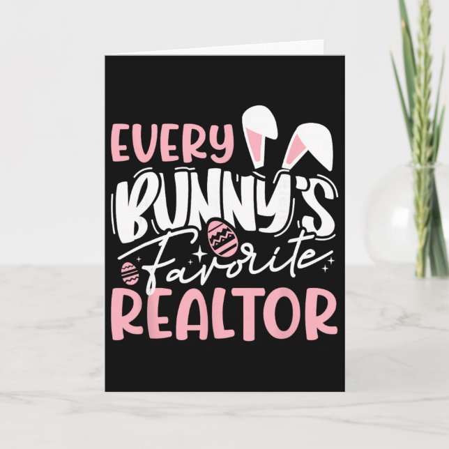 Realtor Easter Real Estate Agent  Card (Front)