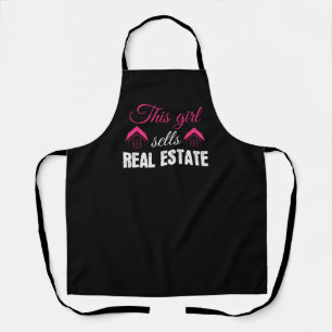 Realtor Girl Real Estate Agent Girls Property Apron