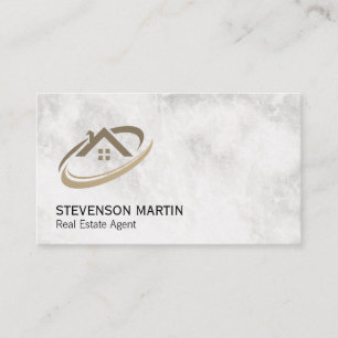 Realtor Home Logo Business Card