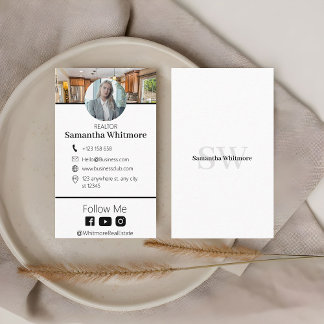 Realtor Modern Real Estate Business Card