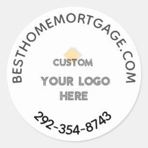 Realtor Mortgage Company Classic Round Sticker