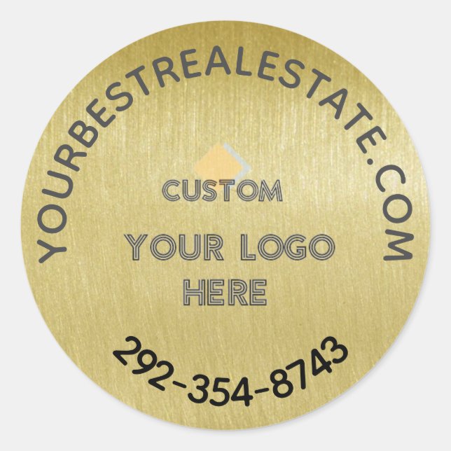 Realtor Mortgage Company  Classic Round Sticker (Front)