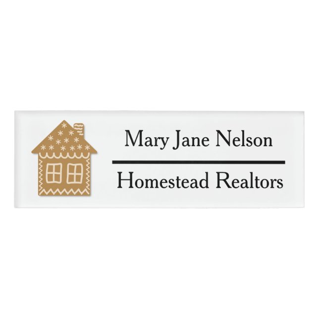 Realtor Name Tag (Front)
