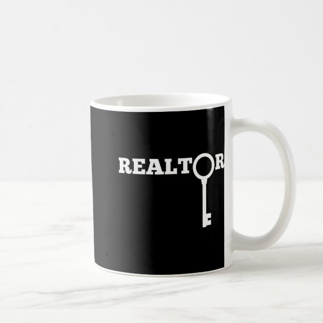 Realtor New Agent Real Estate License Trainee Funn Coffee Mug (Right)