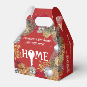 Realtor NEW HOME Closing Gift CHRISTMAS Favour Box