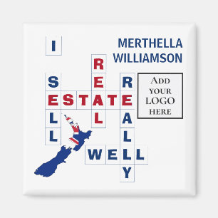Realtor NEW ZEALAND Logo Real Estate Magnet