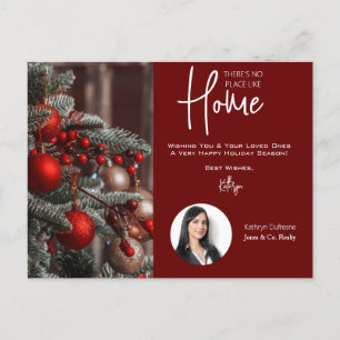 Realtor "No Place Like Home"  Holiday  Postcard
