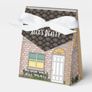 Realtor Open House Home Shape Treat Box