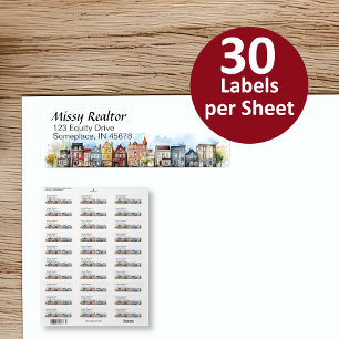 Realtor Personalised Return Address Label