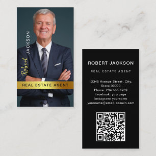 Realtor Real Estate Agent Professional QR Code Business Card