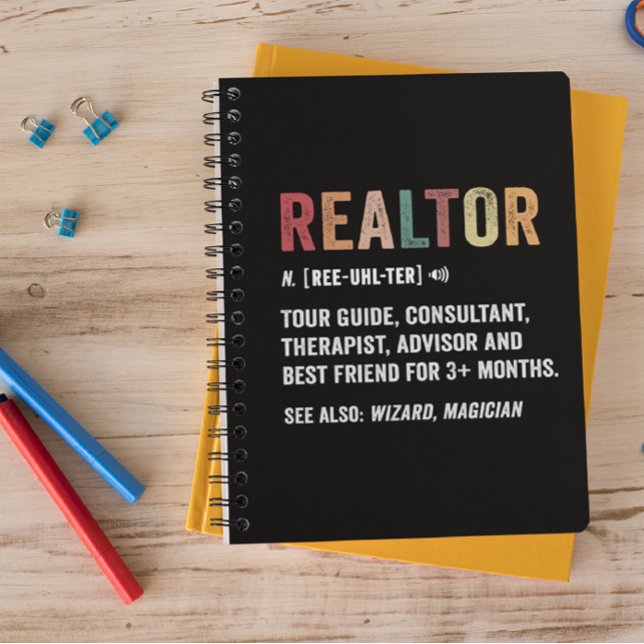 Realtor Real Estate Funny Quote Notebook (funny realtor notebook)